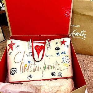 Christian Louboutin Cabata Tote in Grained Leather